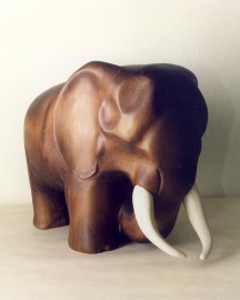 2002, Lindenholz gebeizt
