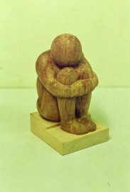 Karin Hilgert, 1990, Ulmen- und Lindenholz
